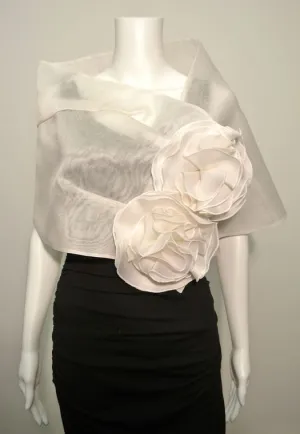 Bridal Wrap with Flowers