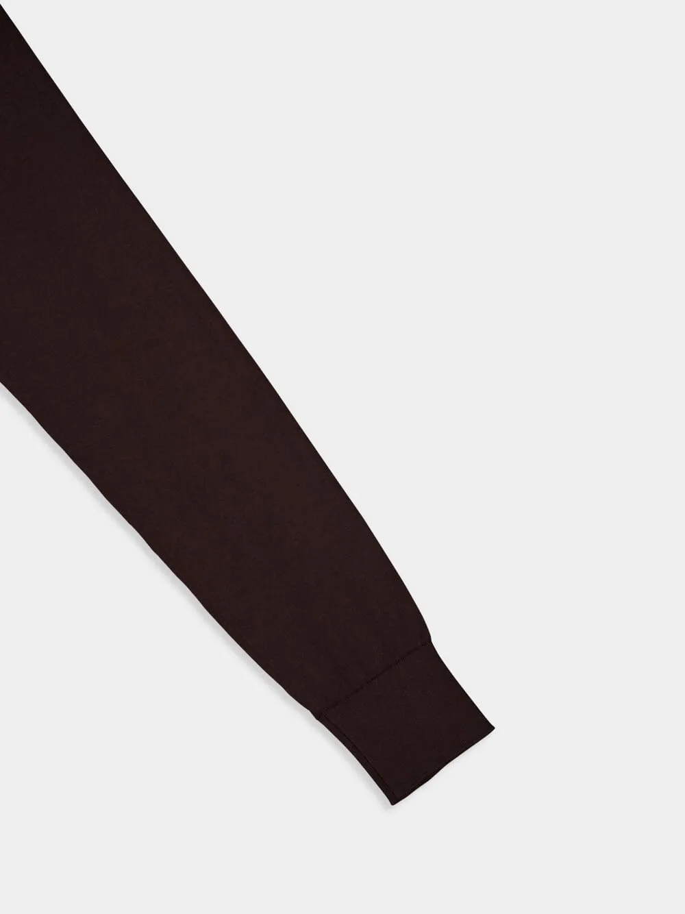 Brown Cashmere Turtleneck Sweater