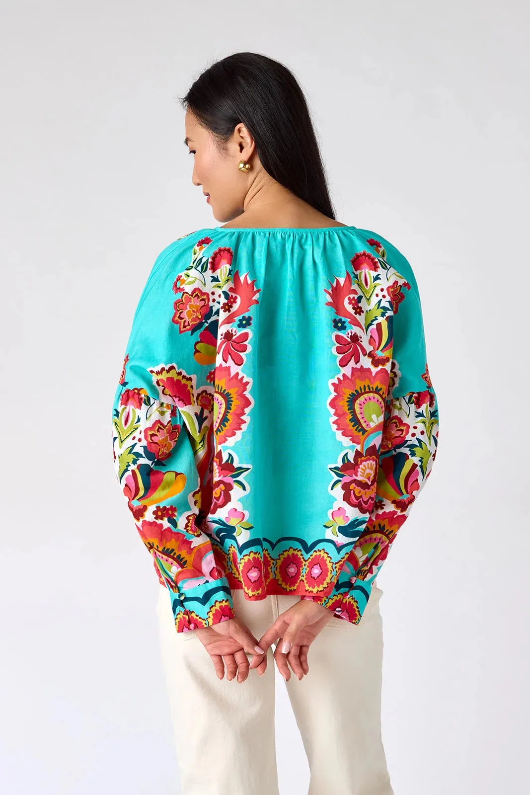 Bryleigh Blouse in Petal Paradise