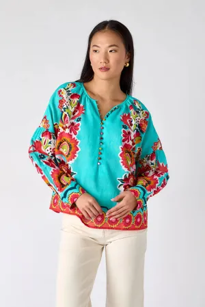 Bryleigh Blouse in Petal Paradise
