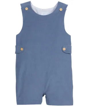 Button Tab John John - Stormy Blue Corduroy