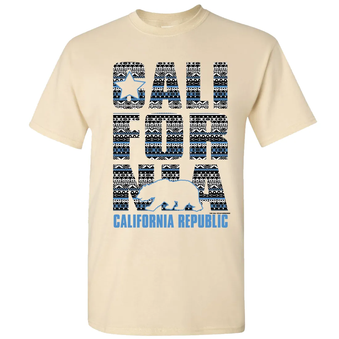 California Republic Tribal Aztec Asst Colors T-shirt/tee