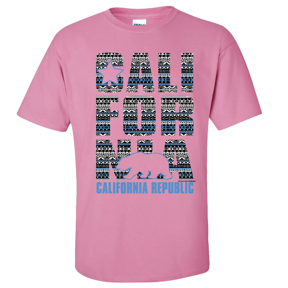 California Republic Tribal Aztec Asst Colors T-shirt/tee