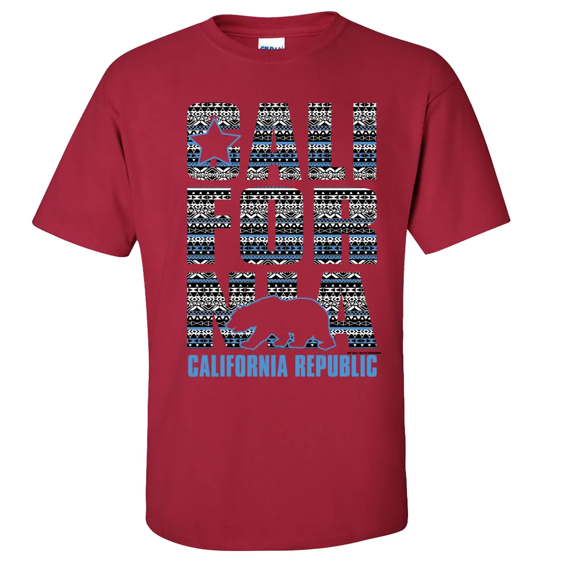California Republic Tribal Aztec Asst Colors T-shirt/tee