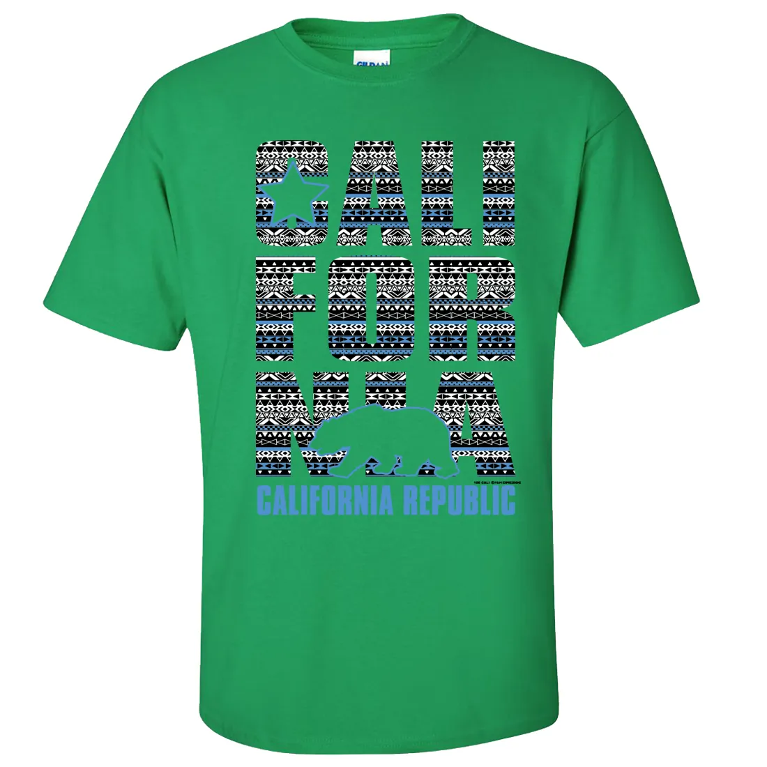 California Republic Tribal Aztec Asst Colors T-shirt/tee