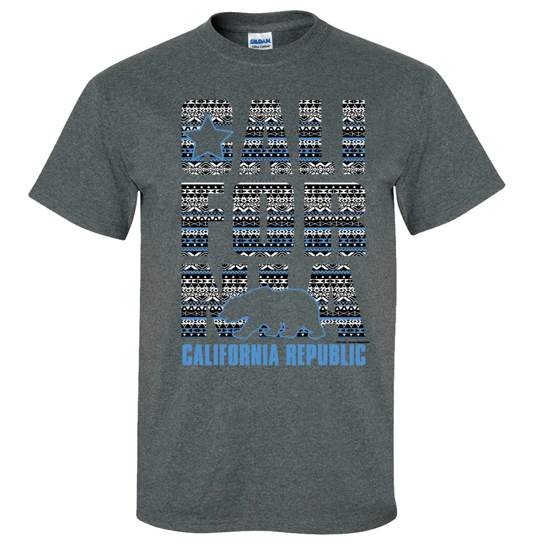 California Republic Tribal Aztec Asst Colors T-shirt/tee
