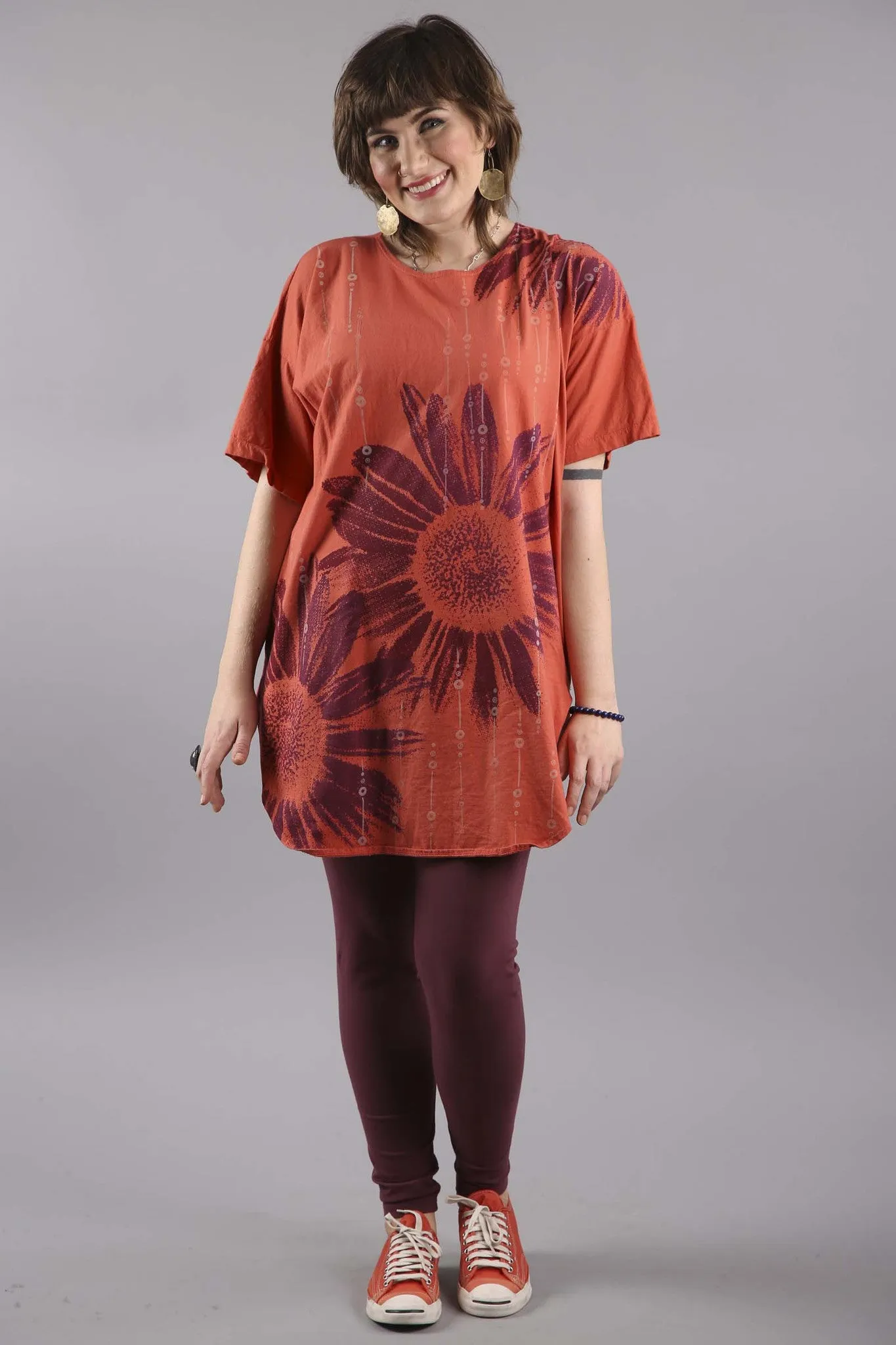 Camp Tunic Daylily Printed-2262A