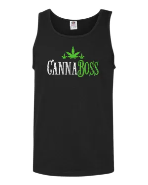 Cannaboss tank top funny smoke leaf tank top