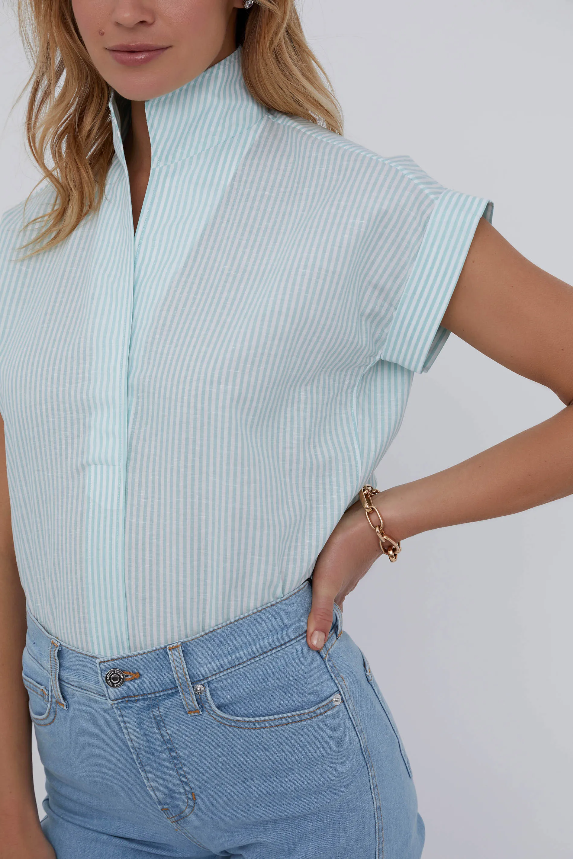 CAP SLEEVE: MINT JULEP