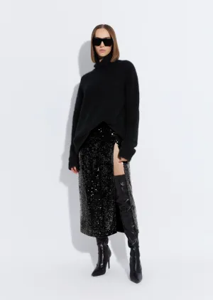 Cashmere Silk Turtleneck