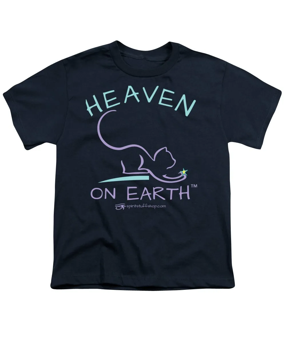 Cat/kitty Heaven On Earth - Youth T-Shirt