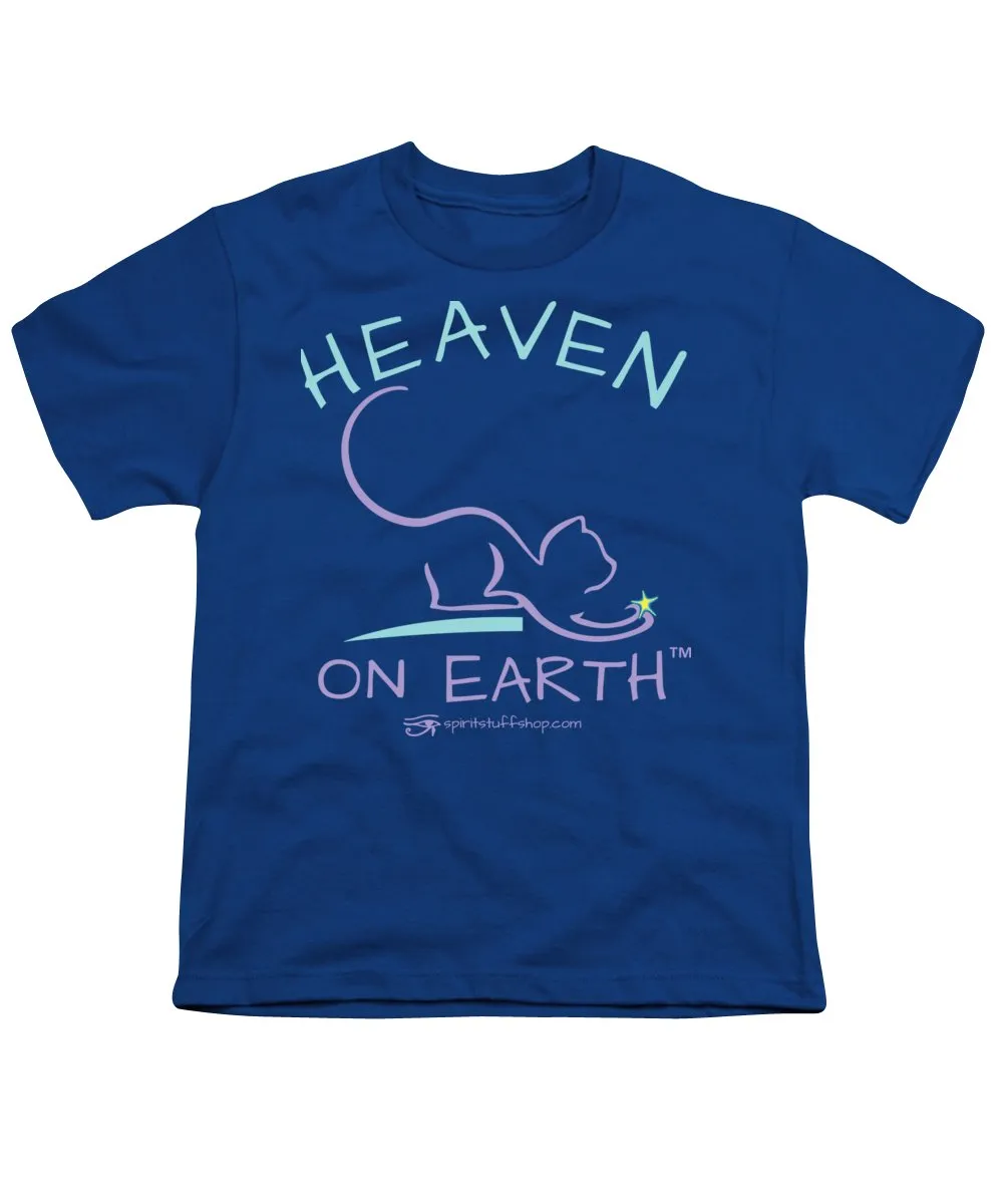 Cat/kitty Heaven On Earth - Youth T-Shirt