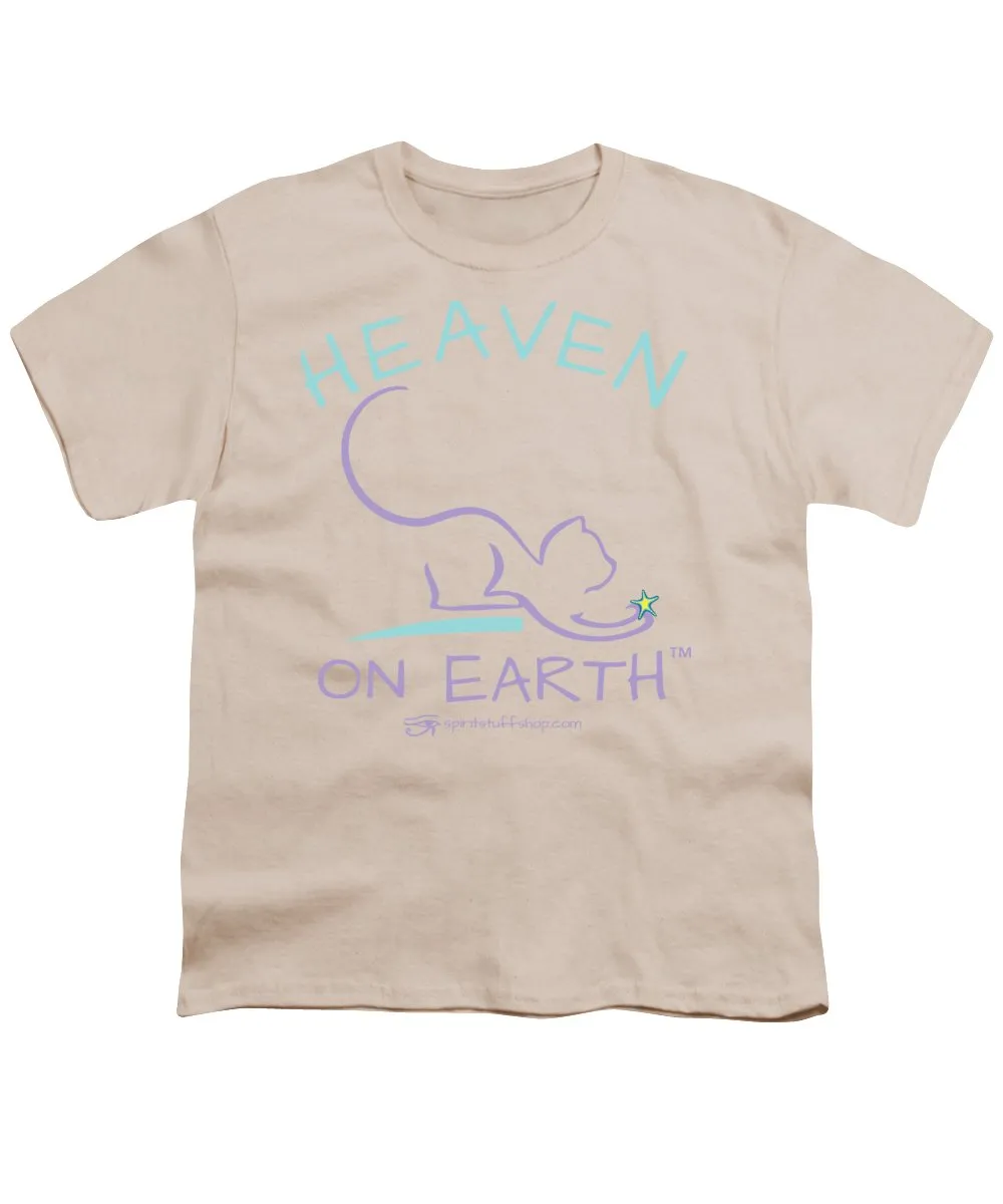 Cat/kitty Heaven On Earth - Youth T-Shirt