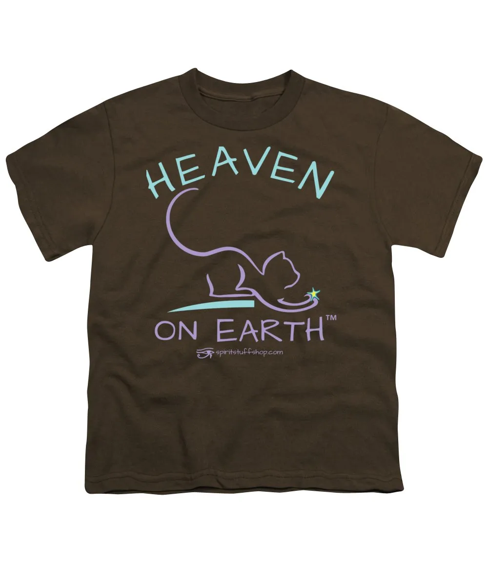 Cat/kitty Heaven On Earth - Youth T-Shirt
