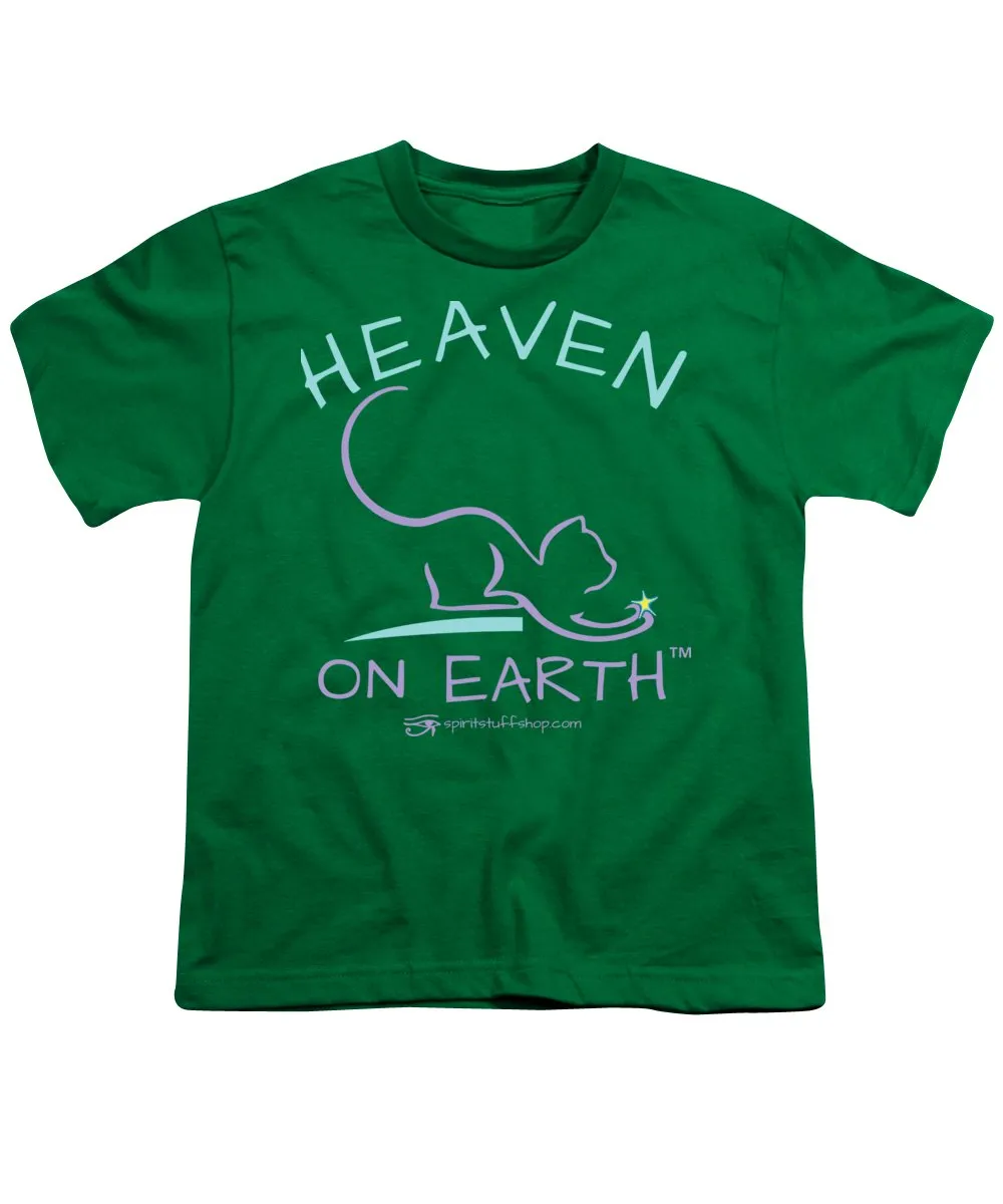 Cat/kitty Heaven On Earth - Youth T-Shirt