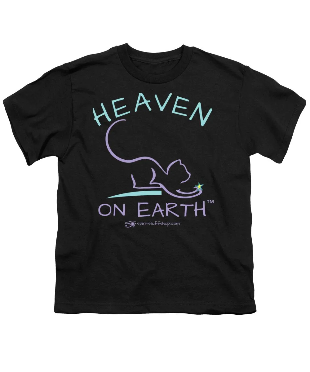 Cat/kitty Heaven On Earth - Youth T-Shirt
