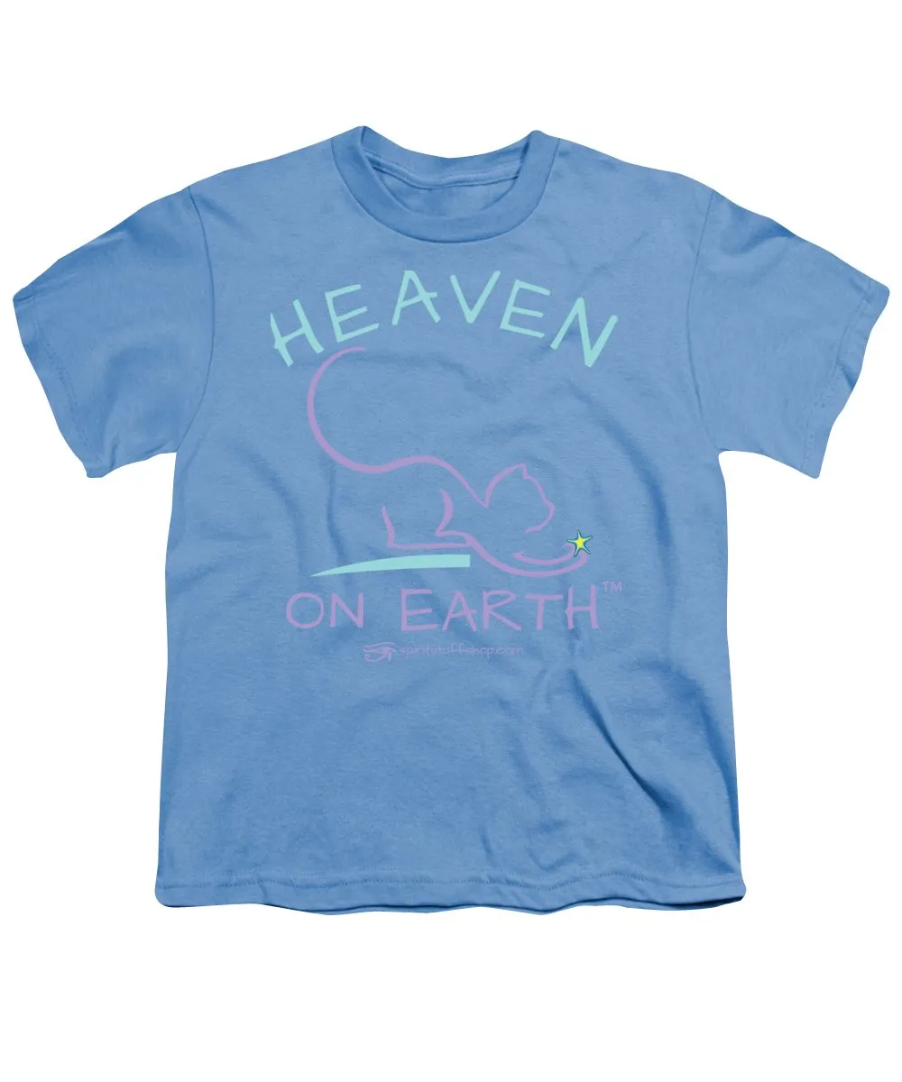 Cat/kitty Heaven On Earth - Youth T-Shirt