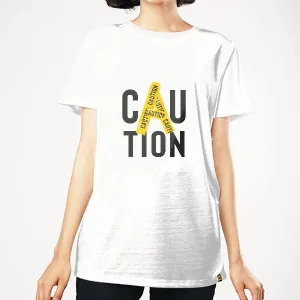 Caution WOMEN GRAPHIC T-SHIRT
