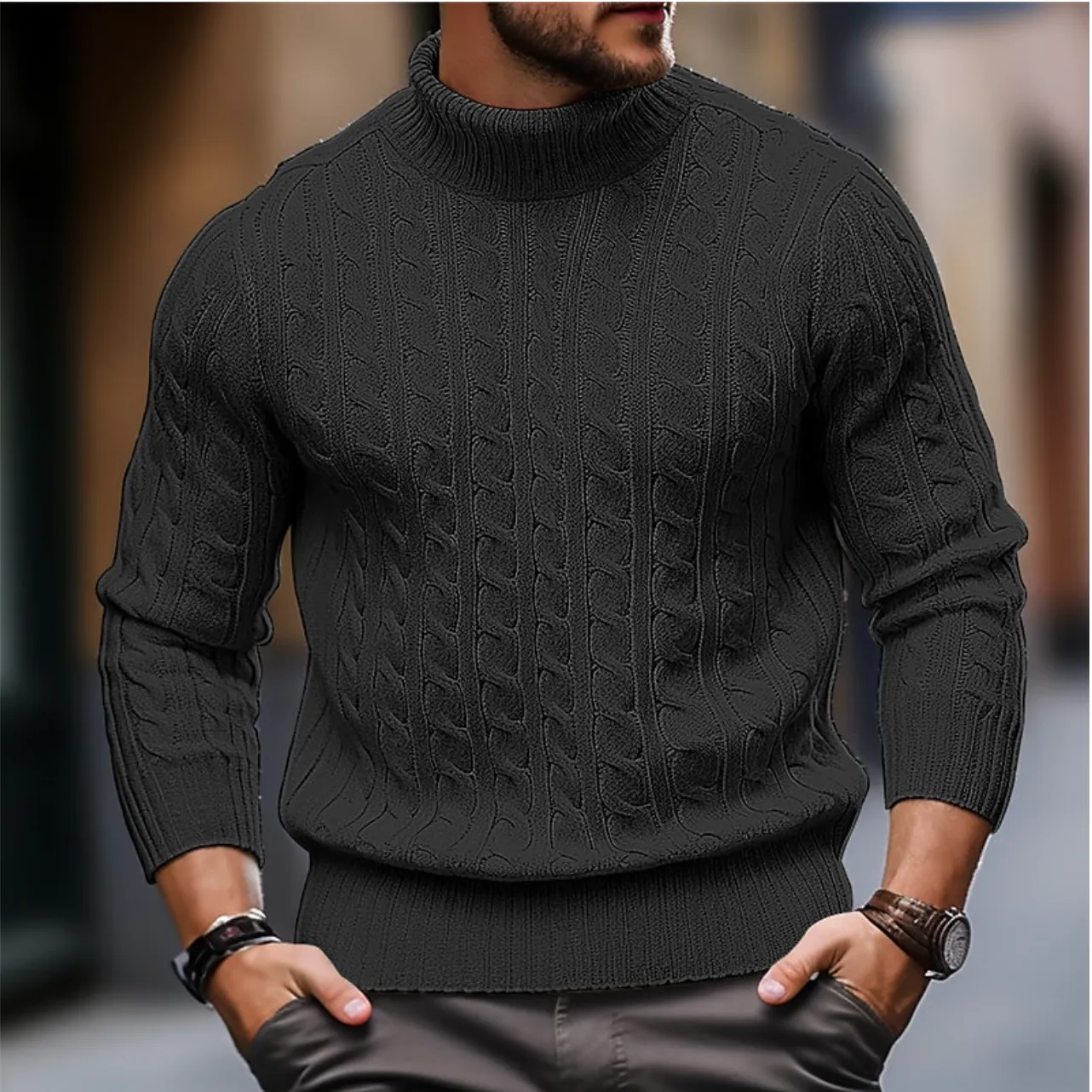 Charles | Men's Turtleneck for Fall & Winter