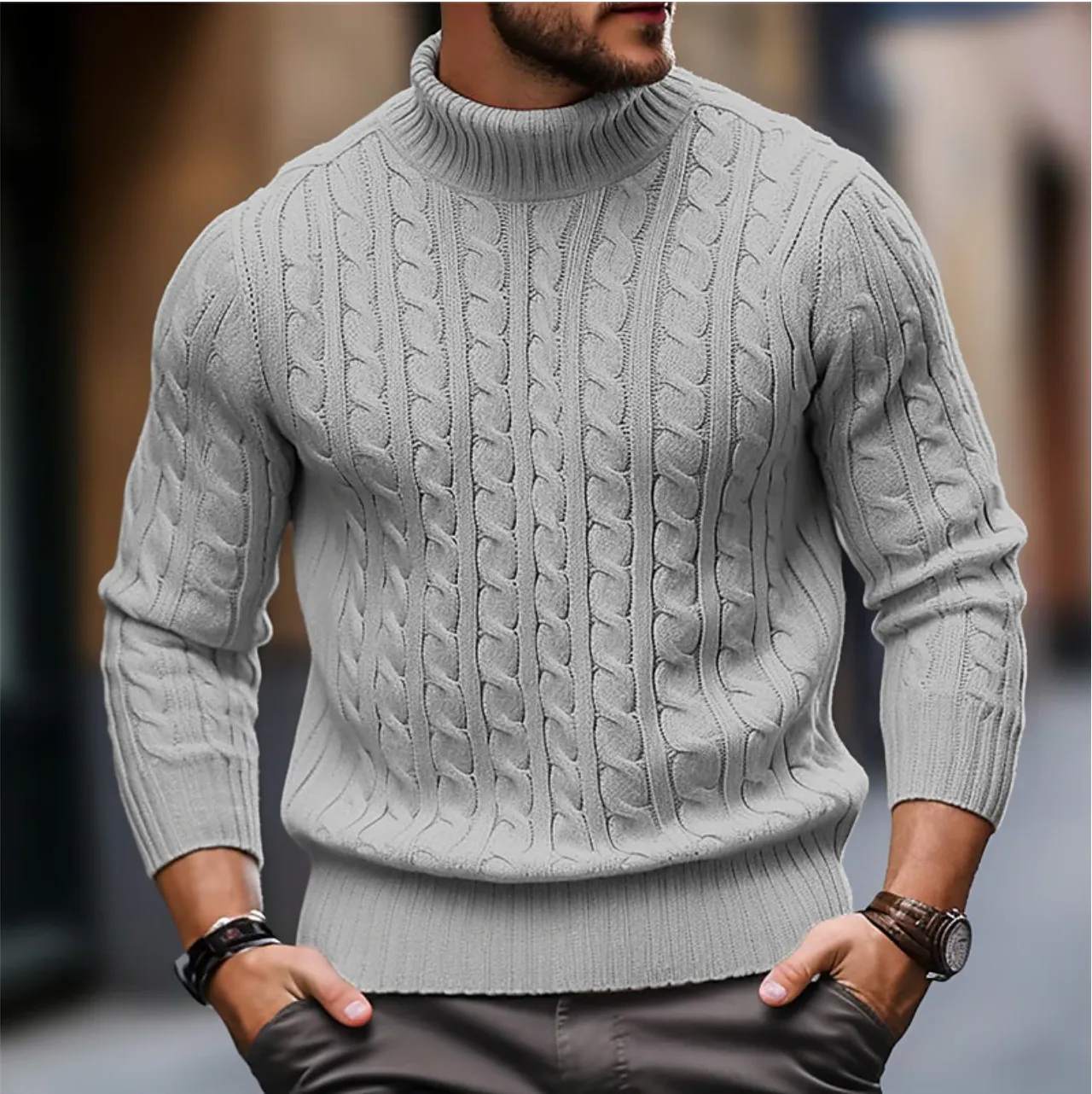 Charles | Men's Turtleneck for Fall & Winter
