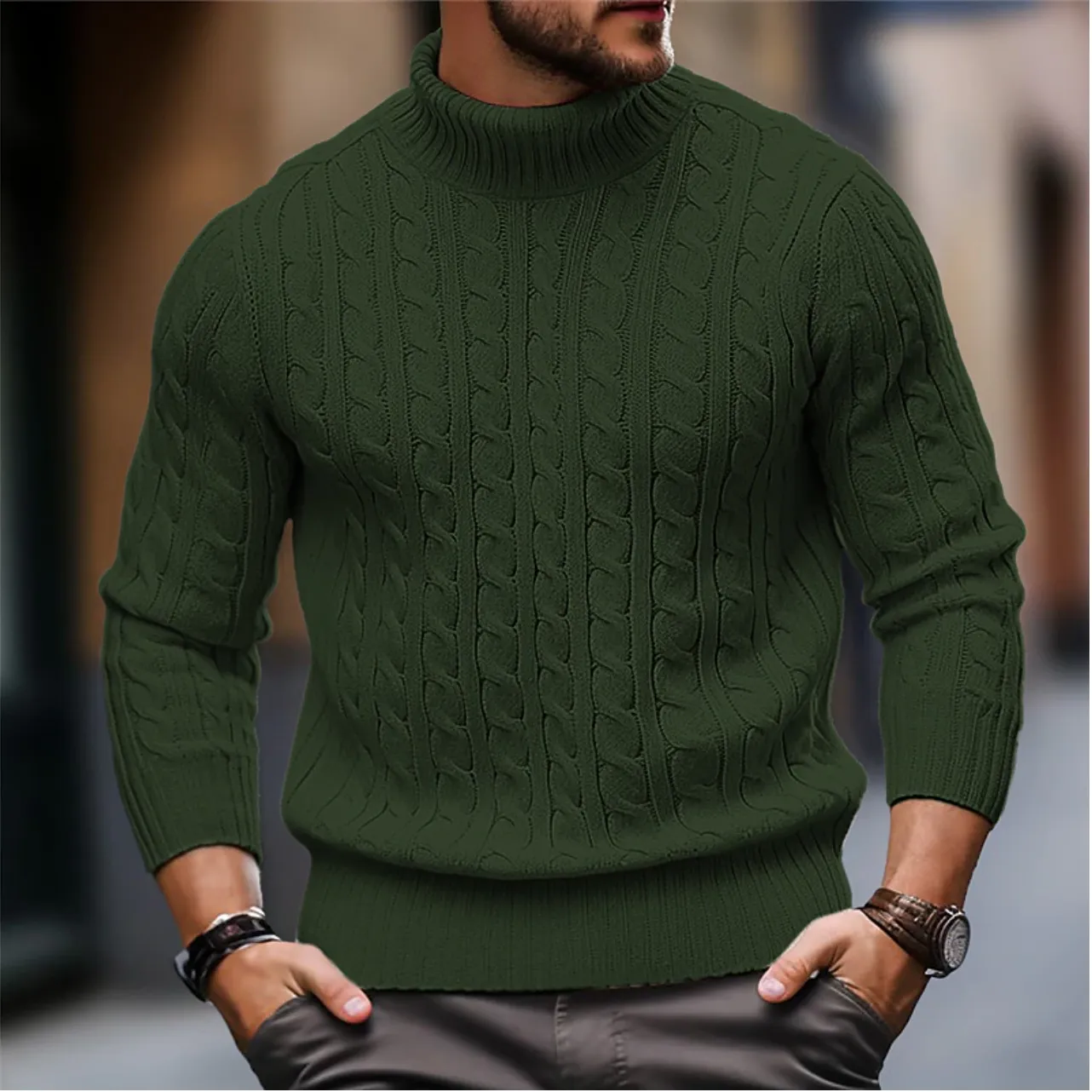 Charles | Men's Turtleneck for Fall & Winter