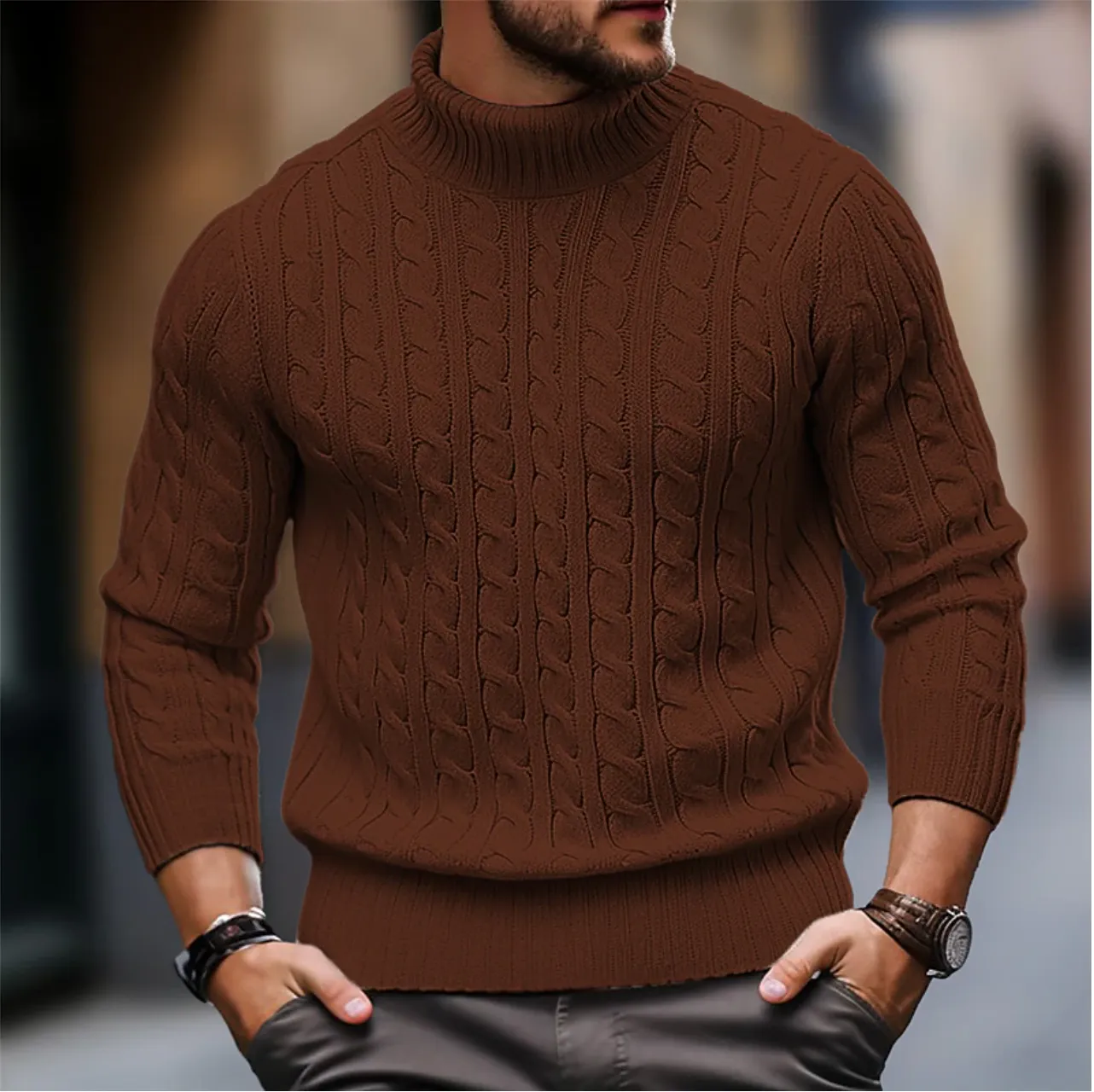 Charles | Men's Turtleneck for Fall & Winter