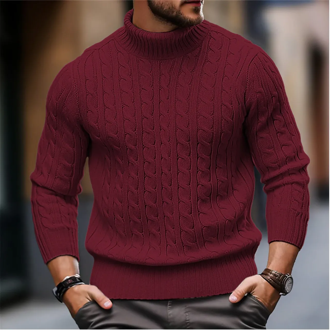 Charles | Men's Turtleneck for Fall & Winter