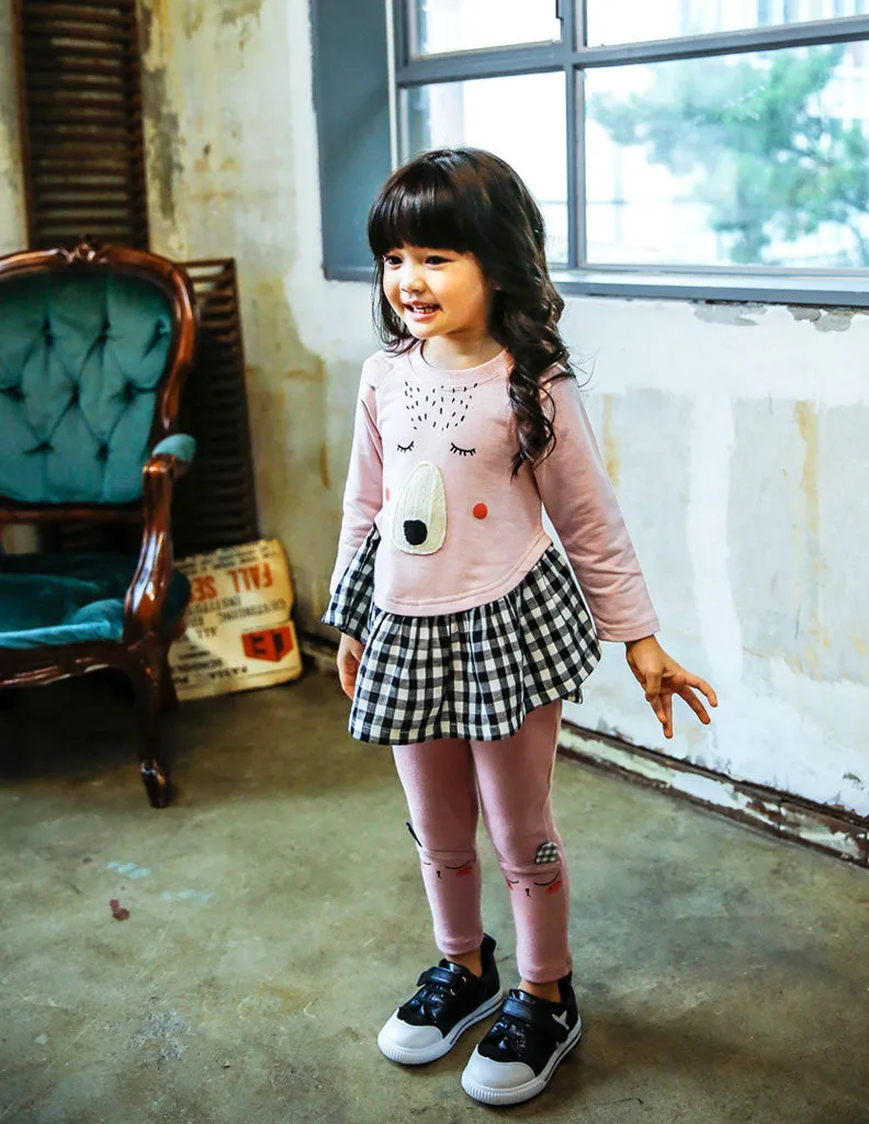 Checked Bear Tunic