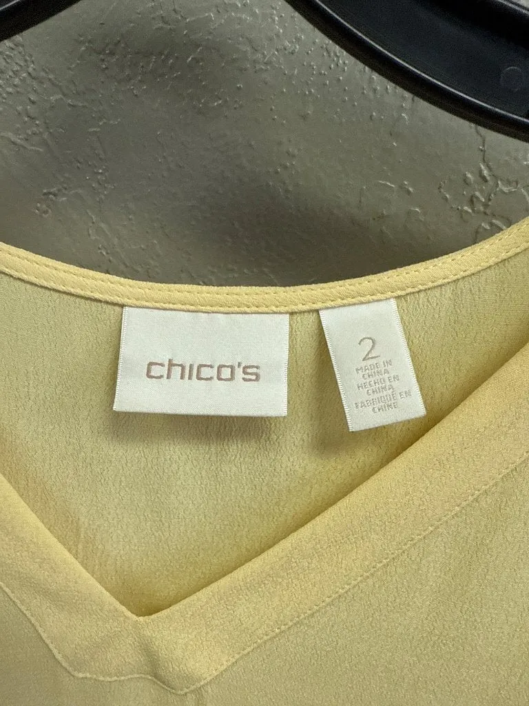 CHICOS V-NECK BLOUSE