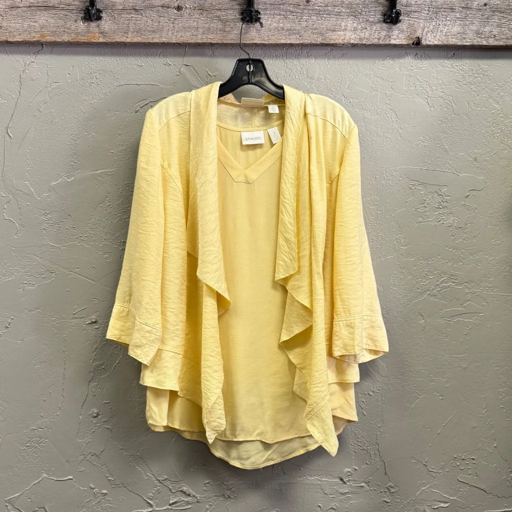 CHICOS V-NECK BLOUSE