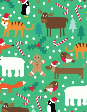 Christmas Character Wrapping Paper