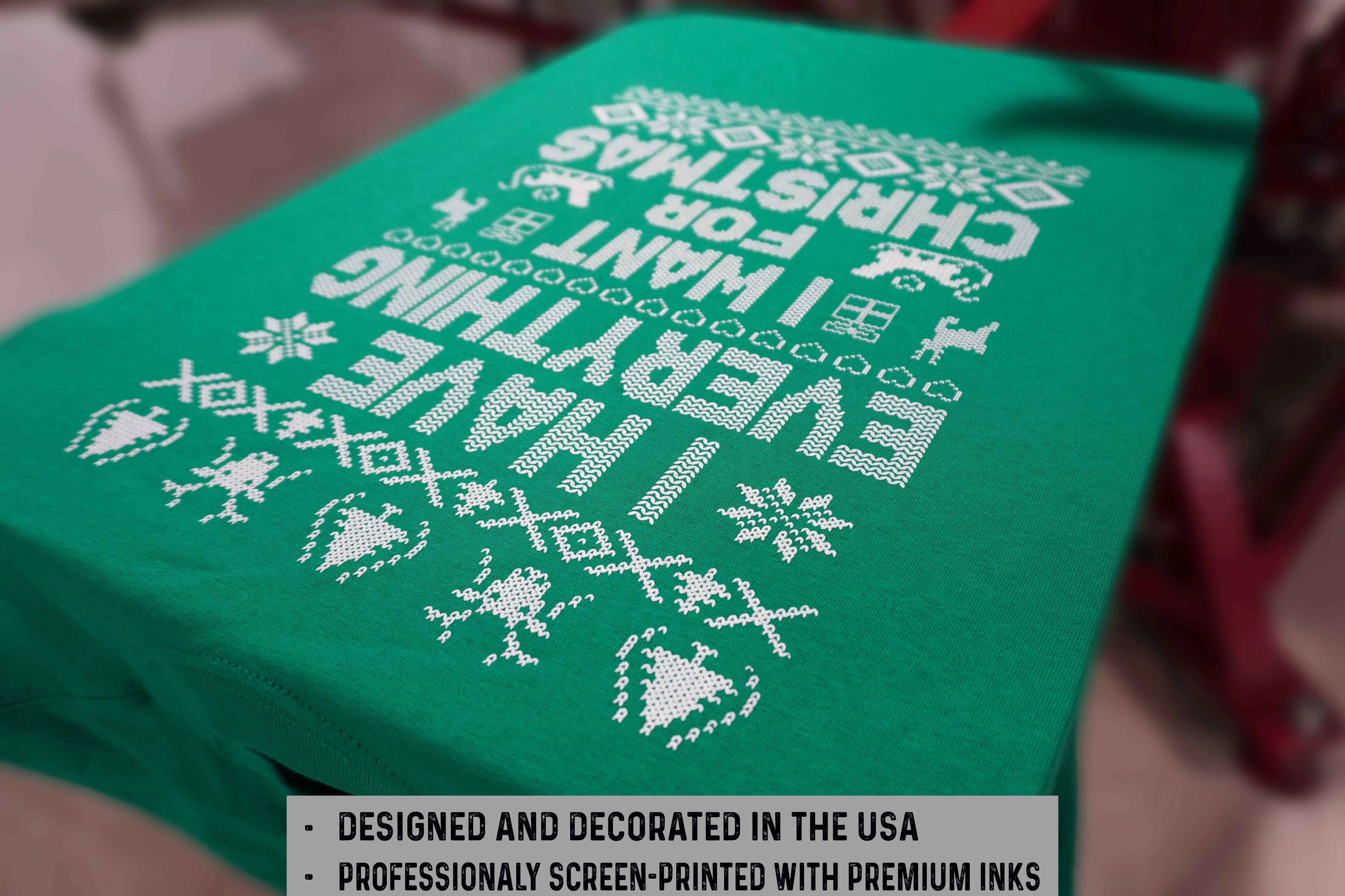 Christmas matching long sleeve green red shirts I have everything for Christmas funny Ugly sweater party long sleeve t-shirts