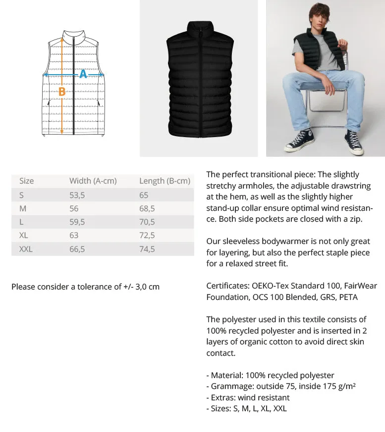 Cigar Golfer  - Climber Bodywarmer ST/ST with Embroidery - Black Logo