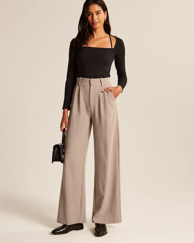 Claudia™ Wide-Leg Elephant Trousers