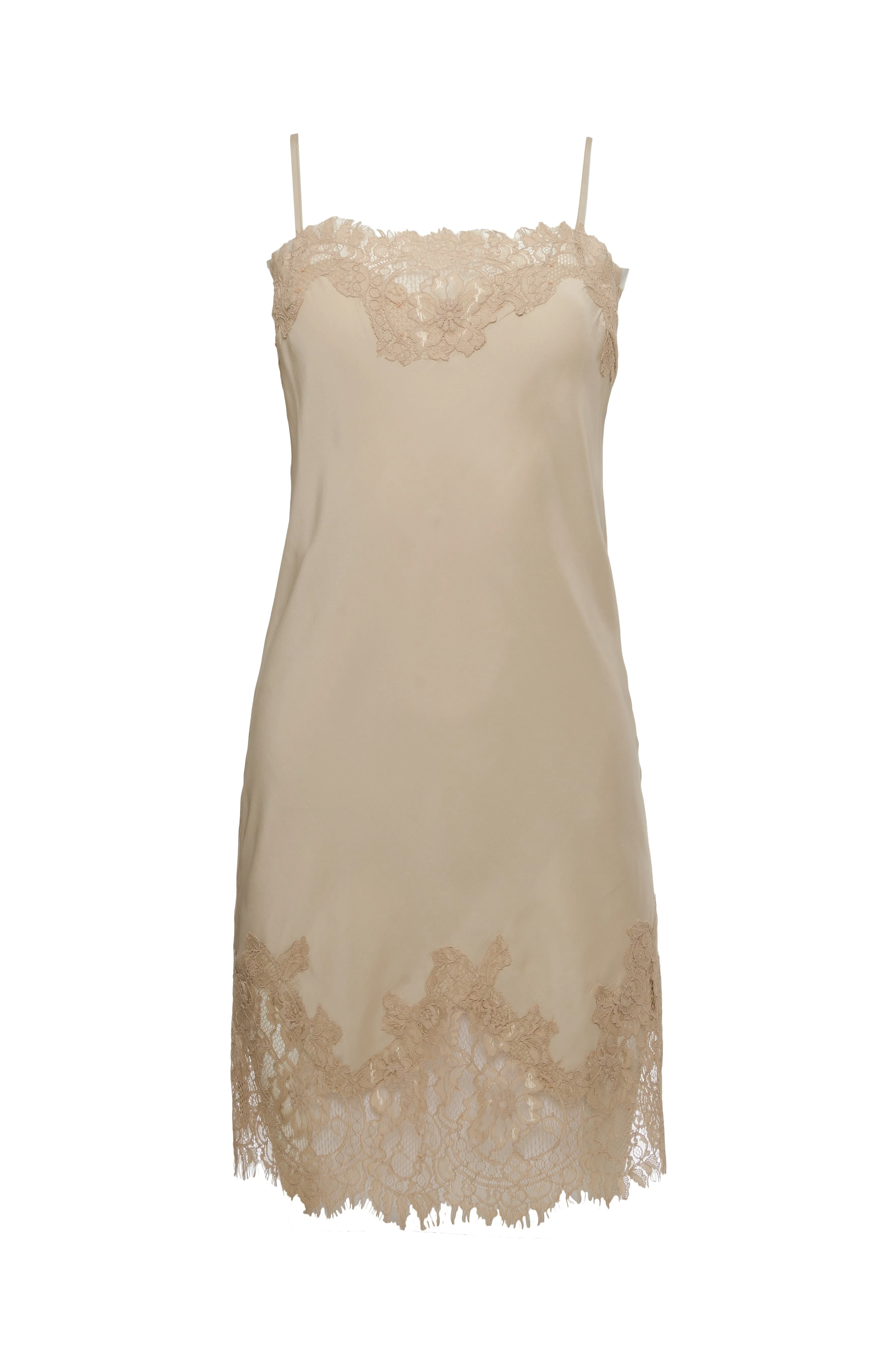 Coco Lace Silk Tunic Gardenia