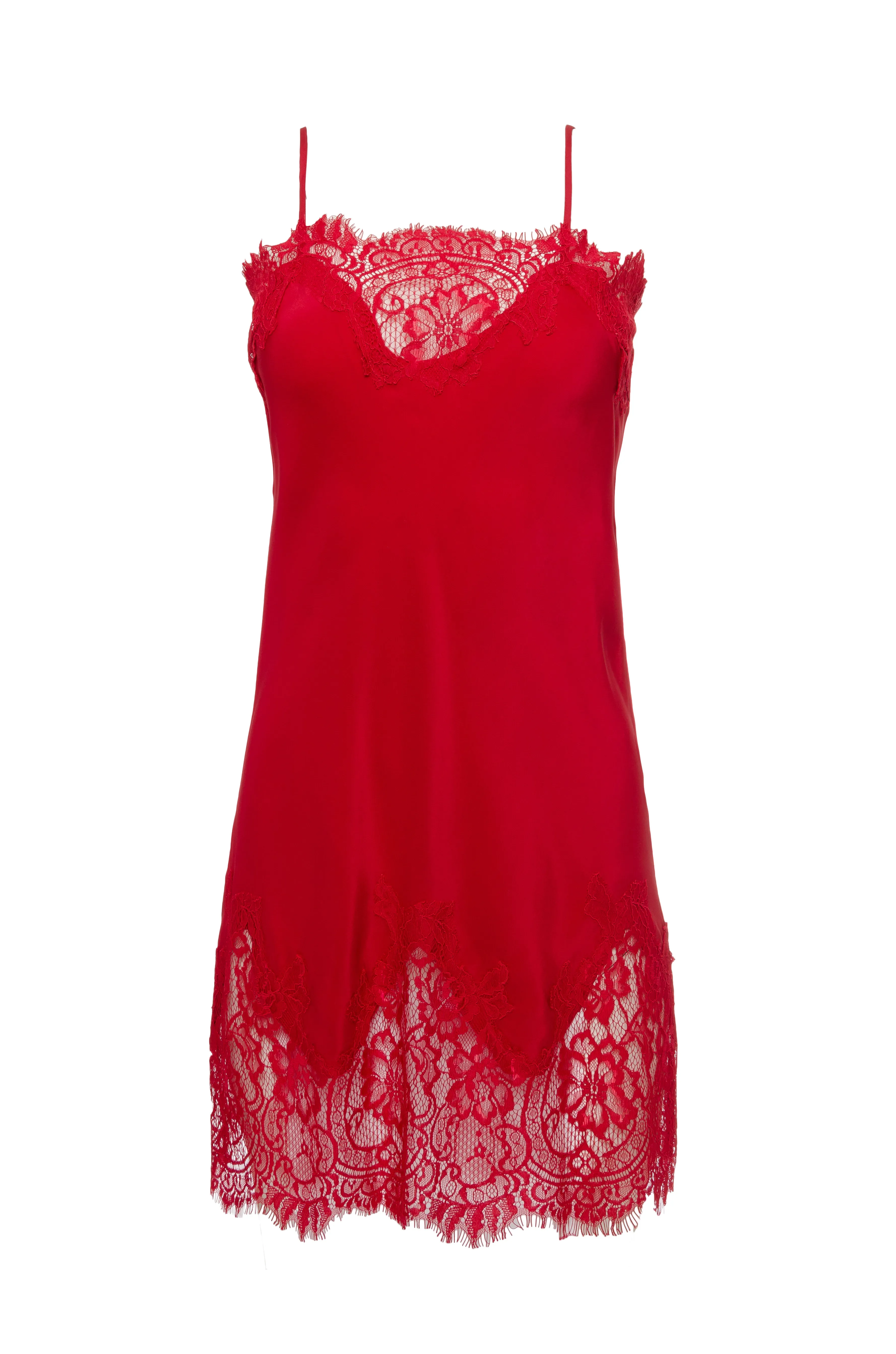 Coco Lace Silk Tunic Gardenia