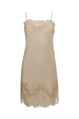 Coco Lace Silk Tunic Gardenia