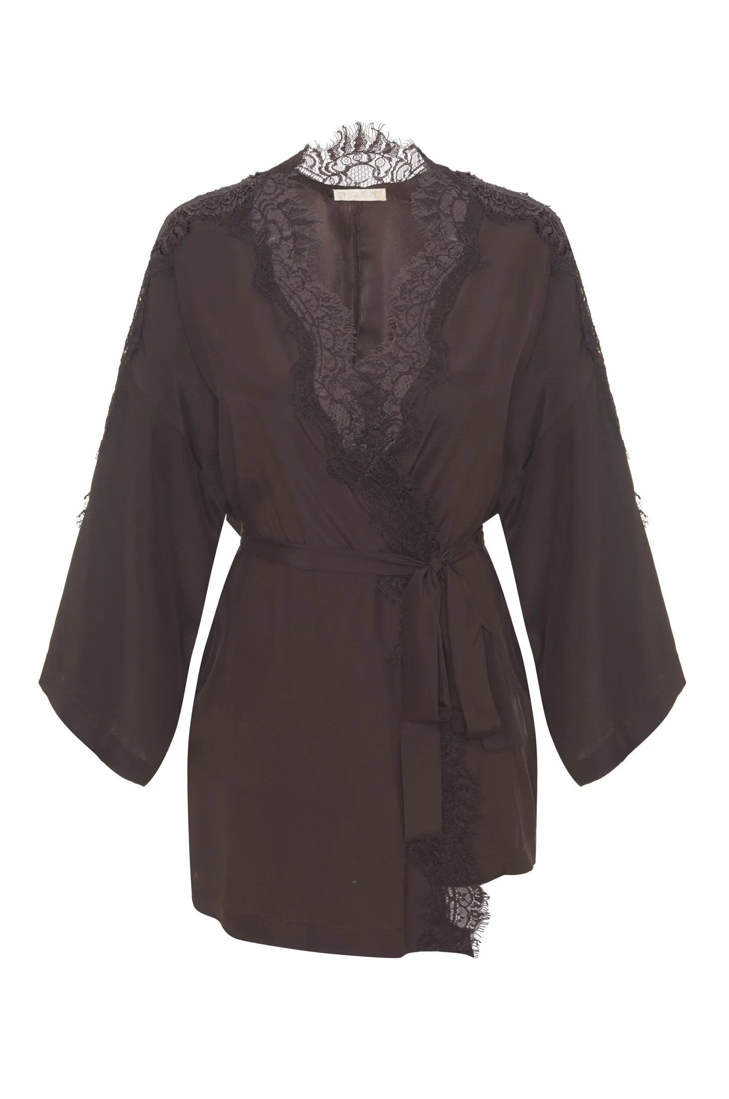 Coco Silk Shrug Espresso
