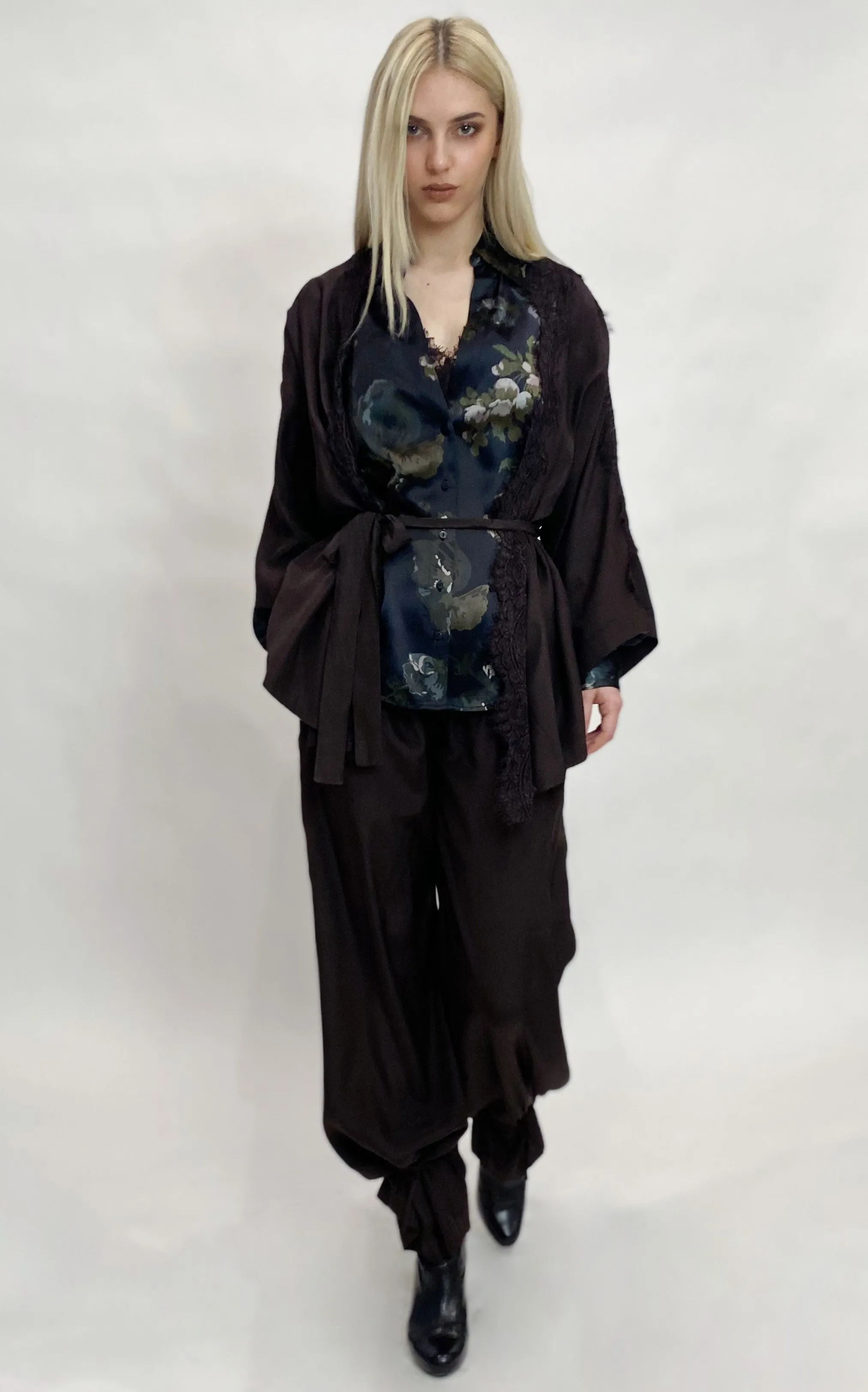Coco Silk Shrug Espresso