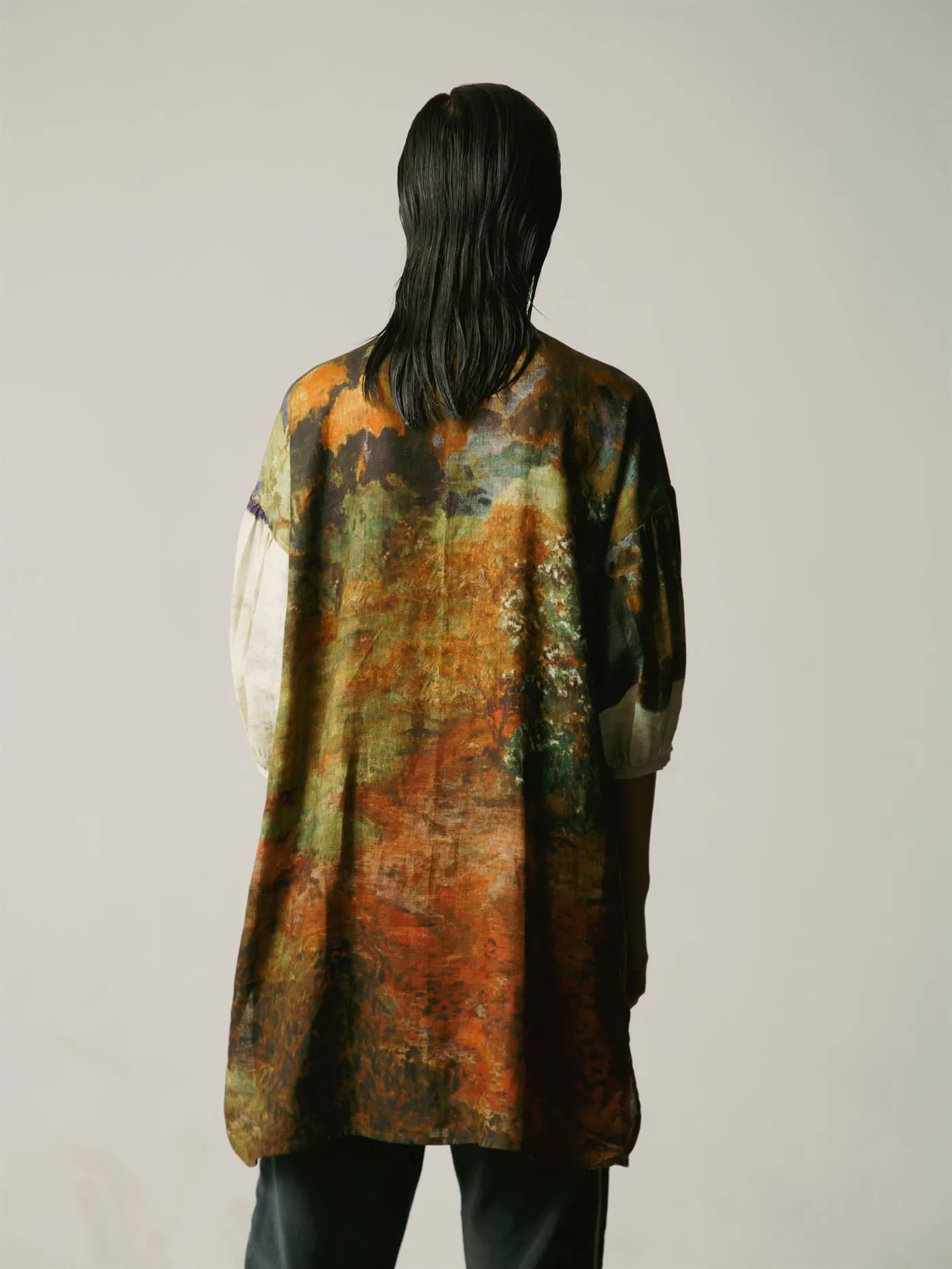 CORD   I   Milano Oracel Tunic Tunic Linen Mosaic Print  W21-ORCT-MSP