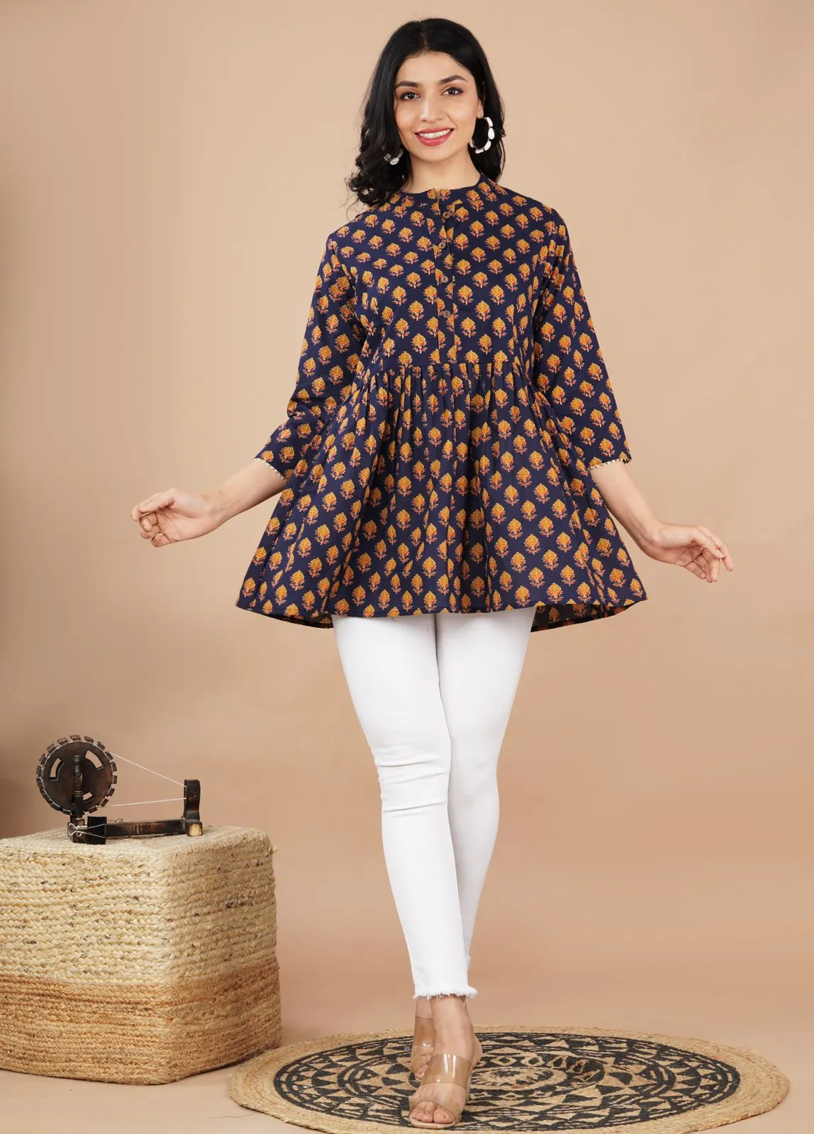 Cotton Peplum Tops