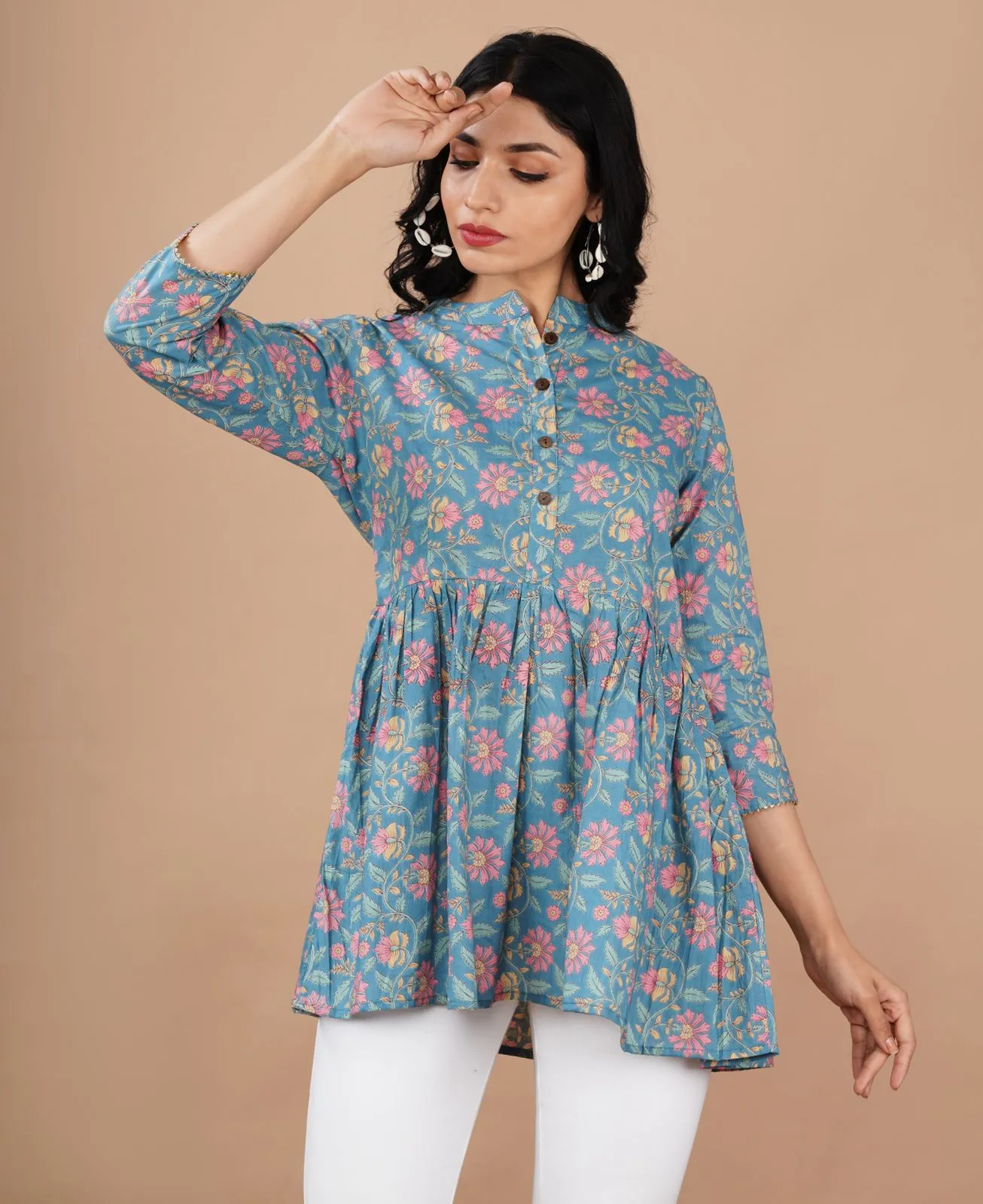 Cotton Peplum Tops