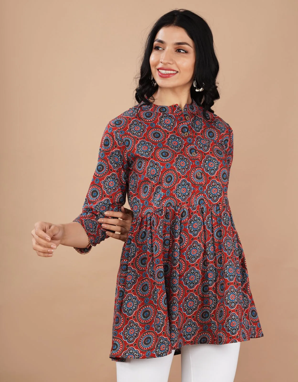 Cotton Peplum Tops