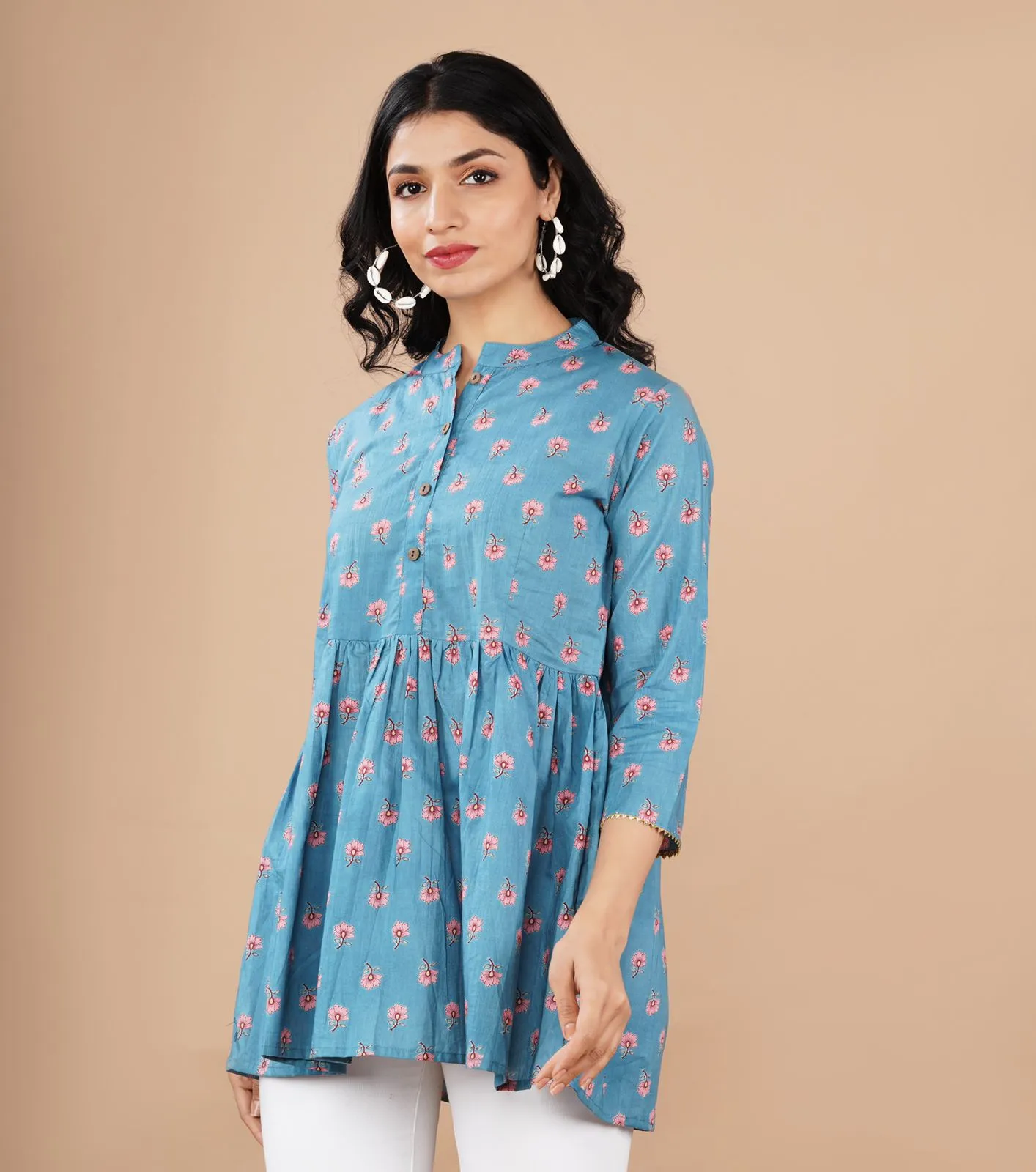 Cotton Peplum Tops