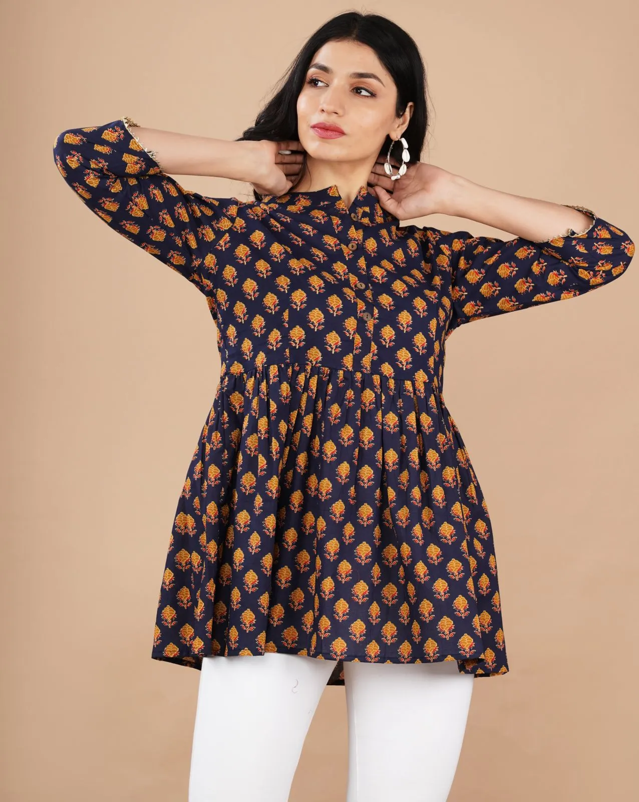 Cotton Peplum Tops