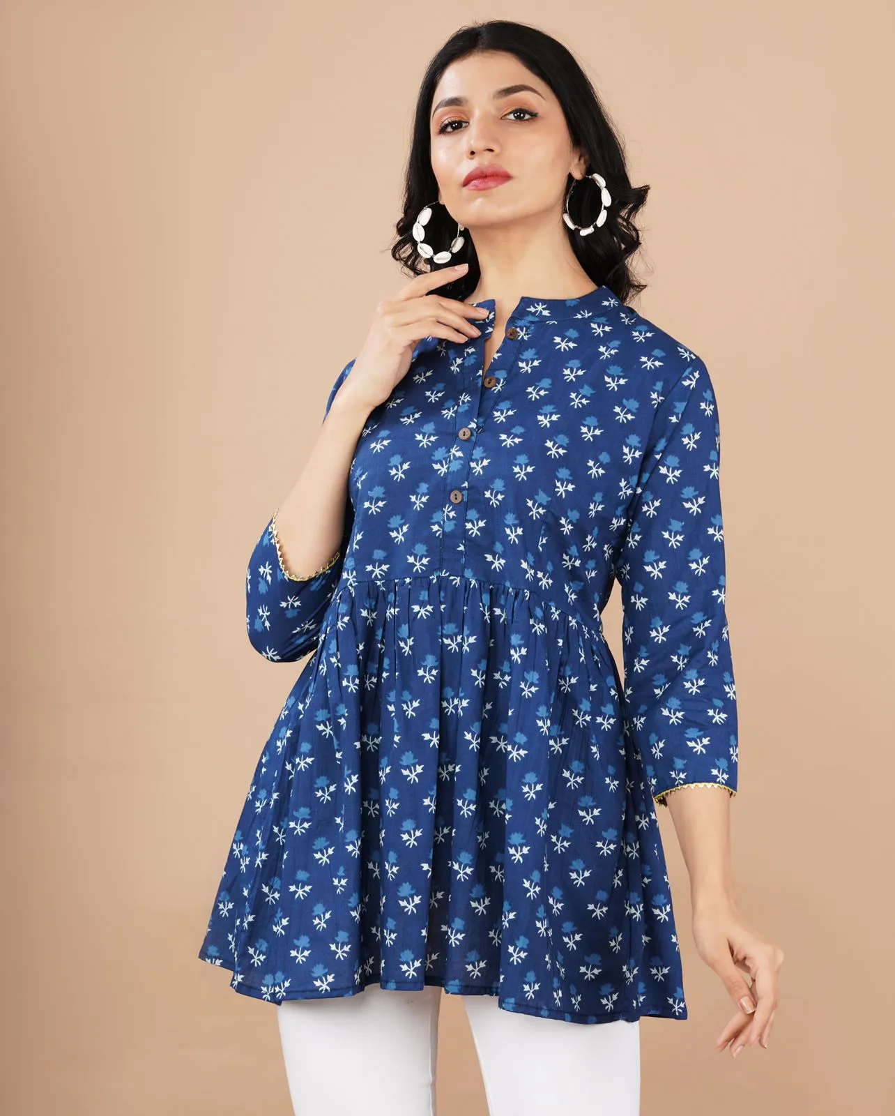 Cotton Peplum Tops