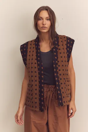 Cotton Quilted Vest | Amente
