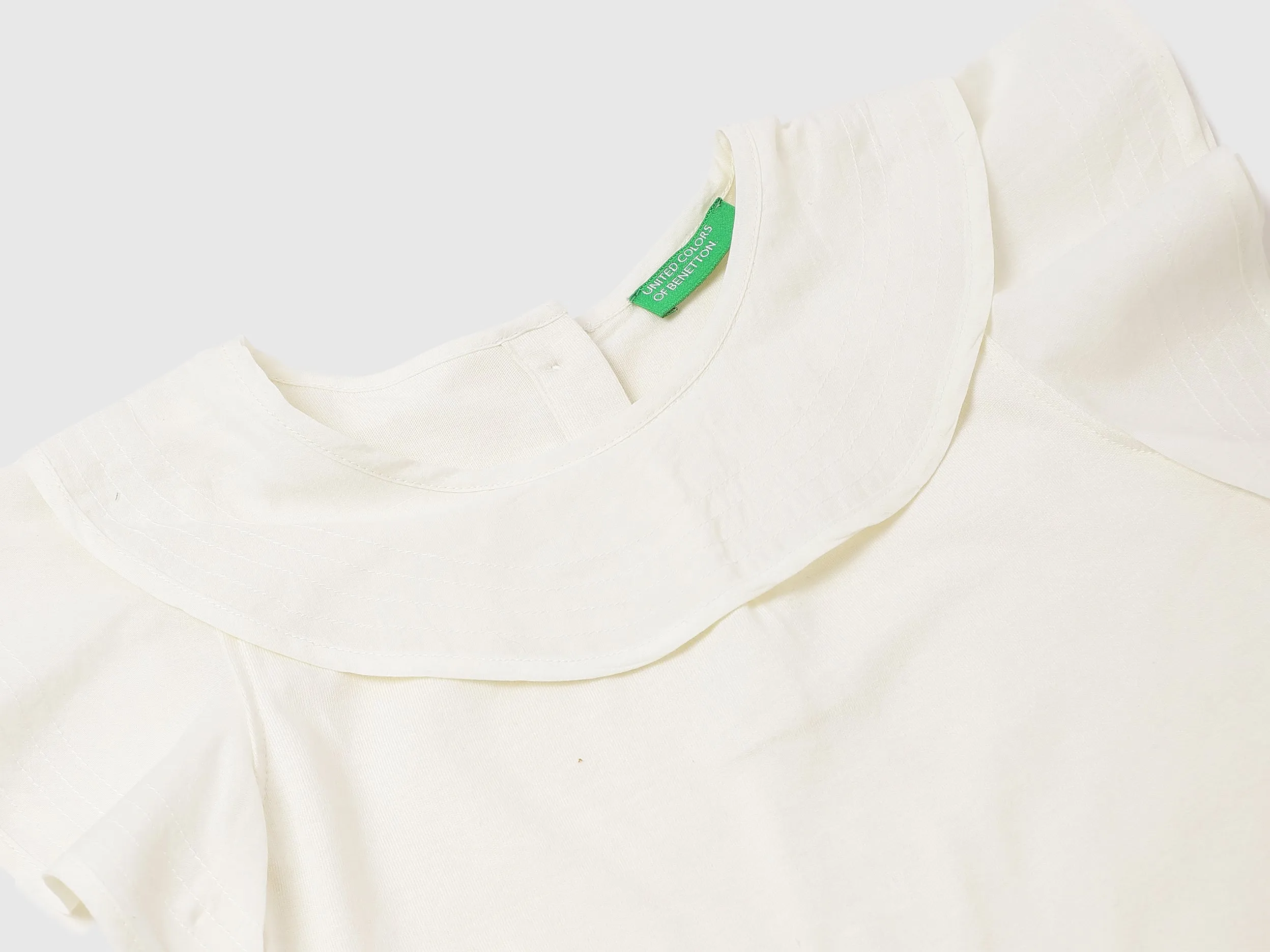 Cotton Solid Round Neck Girls T-shirts