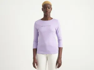 Cotton Solid Round Neck Women Tops