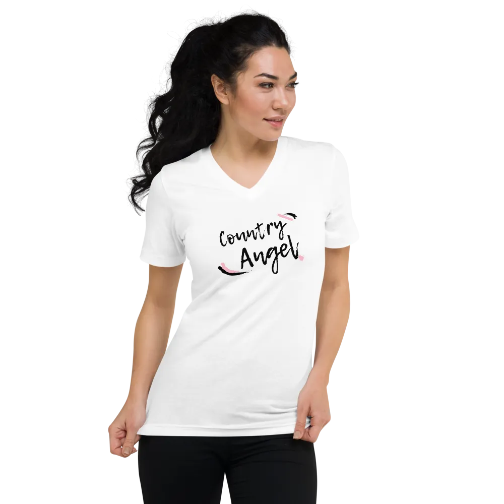 Country Angel - V-Neck T-Shirt